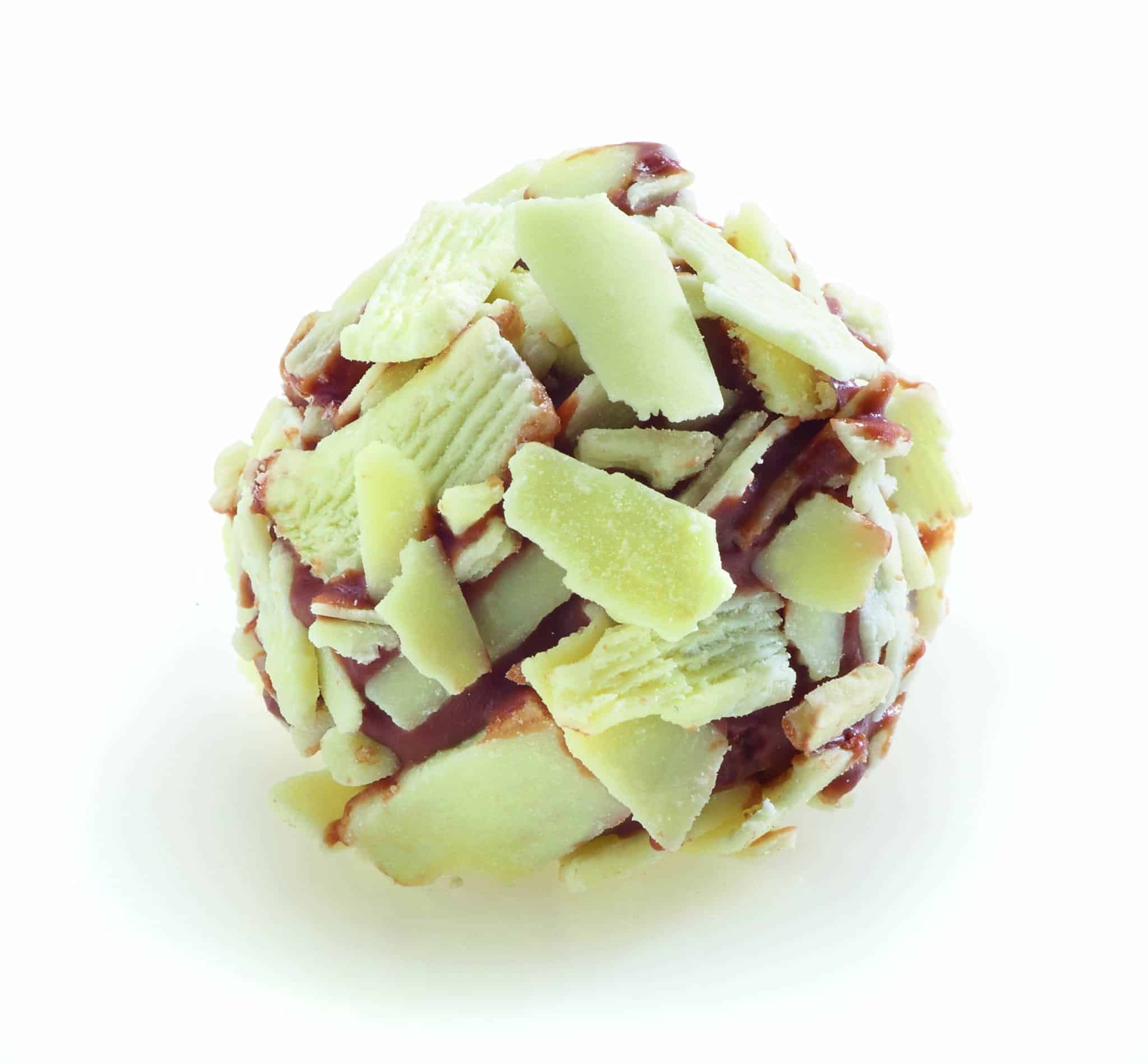 White flaked truffle Chocolate Truffle